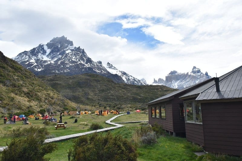 Campeggio Nel parco nazionale Torres del Paine